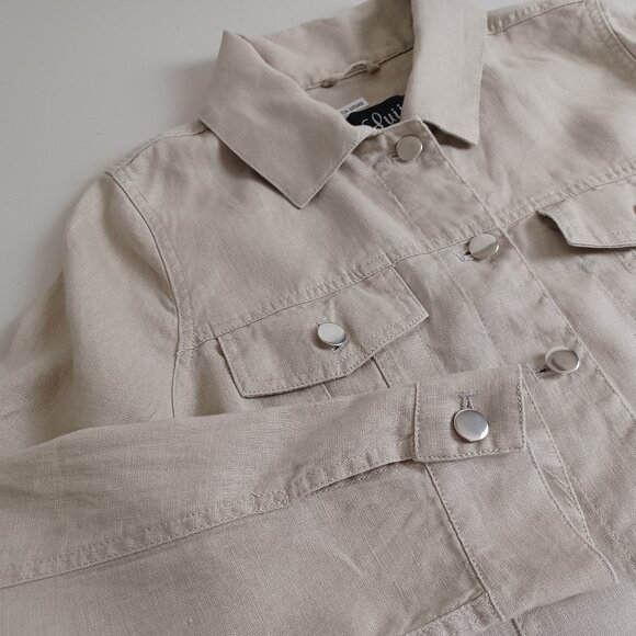 Luii Linen Shirt Jacket - Picture 3 of 16